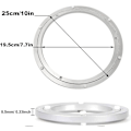 Pikkukuva 2 / 5: Lazy Susan, Pöytä Lazy Susan, Raskas Lazy Susan, Helppo Asentaa Liukumattomat Kumijalat, Keittiöön, Olohuoneeseen (10 Tuumaa)
