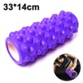 Fascia Rullar, Extra Lång Foam Roller, Pilates Roller för Hals, Rygg, Ryggrad och Säte, Triggerpunkt Massage Roller för Självmassage Purple