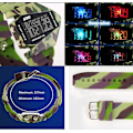 Miniatyrbild 5 av 5: Led Militär Cool Vattentät Ljusstark Grafisk Design Pojkar Och Flickor Digital Klocka