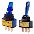 Miniatyrbillede 5 af 5: Gul Bil Båd Lastbil Led Belysning Toggle Switch Med Flyvemaskine Flip Sikkerhed Op Kapsel Dæksel