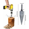 Miniatyrbillede 4 af 5: Hexagonal Træspalter Skrue Bit Splitter Heavy Duty Log Splitter Træ Vridning Bit Høj Hastighed Opvarmning Skrue Splitning
