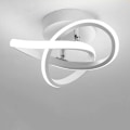 Miniatyrbillede 1 af 5: Hvid kløver hvidt lys LED enkel moderne gang korridor soveværelse stue personlighed kreativ loftslampe, til liv