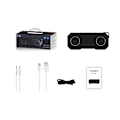 Pikkukuva 4 / 5: Langaton Bluetooth-kaiutin, IPX7 vedenkestävä ja värikäs valosound (Vaaleansininen)
