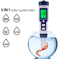 Miniatyrbillede 3 af 5: EZ9909PH Multifunktionel PH-Testpen Vandkvalitetstester PH Salt Temperatur TDS EC Fem i En