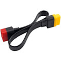 Miniatyrbillede 5 af 5: Nyt Obd2 forlængerkabel i høj kvalitet til Launch X431 Thinkdiag/easydiag Obd2 16pin han til hun Obdii adapter stik biltilbehør autodele (colo