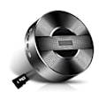 Miniatyrbild 3 av 4: Trådlös Bluetooth-högtalare, mini högtalare ombord bilhögtalare (silver)