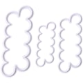 Miniatyrbillede 2 af 5: 3 stk. Alt-i-én Rose Flower Fondant Kage Trykpresse Form Cookies Form