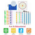 Miniatyrbilde 5 av 5: 20 stykker Mandala Dotting Tools DIY Maling Stenciler Ball Palett Pensler Multifunksjonell Embossing Dot Kit for Canvas Ro