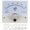 Miniatyrbillede 1 af 5: Analog Voltmeter, 85C1 DC 0~100UA Pointer Type Analog Ammeter Current Panel Meter Med Enkel Struktur Fonepro