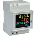 D52-2066 100A Multifunktionell Digital Elmätare AC250-450V Skena Typ Elmätare