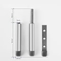 Miniatyrbilde 5 av 5: Trykk for å åpne magnetiske låser Trykk-åpne magnetiske låser Åpner og lukker døren med et enkelt trykk Aluminium legering (2 stk)