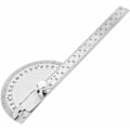 Miniatyrbilde 1 av 5: Halv-gjengede verktøy vinkelmåler i rustfritt stål (0-180°/14cm (solid)) egnet for verktøyrom