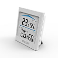 Miniatyrbild 5 av 5: Digital LCD Väderstation Inomhus Utomhus Trend Hygrometer Termometer Trådlös Fjärrsensor Rörelseaktiverad Bakgrundsbelysning white