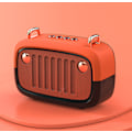 Miniatyrbillede 1 af 5: Trådløs Bluetooth-højttaler, tegneserie-subwoofer udendørs bord mini bærbar højttaler (Orange)