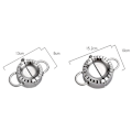 Miniatyrbild 4 av 4: Ravioliform 2-pack Ny 304 Rostfritt Stål Ravioli Dumpling Maker Form Enkel Verktyg För Degstämplare Kutter Bakverk Tillverkning Köksredskap (liten 7,6 cm