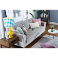Miniatyrbillede 3 af 5: Moderne Minimalistisk Sofa Pude, Behagelig Plys Sofa Pudebetræk (Grå, 70*210)