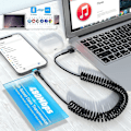 Miniatyrbild 4 av 5: Spiralformad Lightning-kabel [MFi-certifierad & Carplay-kompatibel], USB till Lightning-kabel 6 fot Datakabel Kompatibel med Xs/xs Max/xr/x/12/11/11 Plus/8/7 Pl