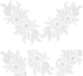 2 st 3D Spetsapplikationer, Sy på Broderi Spetsblomma