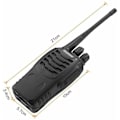 Miniatyrbilde 2 av 5: Walkie Talkie Toveisradio 16 Kanaler Oppladbar PMR 446 Langdistanse Walkie Talkie med 2 Originale Ørepropper