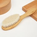 Miniatyrbillede 3 af 5: Badebørste - Vegansk - Tørbørste, til at børste ryggen i badet for at eksfoliere din hud, til behandling af cellulite og als