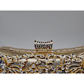 Miniatyrbilde 4 av 5: Kvinners Krystall Kvelds Clutch Veske Bryllup Pung Brud Prom Håndveske Festveske A916-1072 Silver