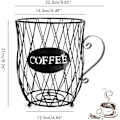Miniatyrbild 2 av 5: Kaffeekorg, Kaffeställ, Kaffeekapsel, Kaffebönorställ, Kaffeekapselkorg, Kaffeekapselförvaringskorg