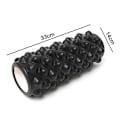 Miniatyrbild 5 av 5: Fascia Rullar, Extra Lång Foam Roller, Pilates Roller för Hals, Rygg, Ryggrad och Säte, Triggerpunkt Massage Roller för Självmassage Black