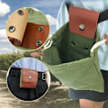 Miniatyrbillede 3 af 5: Udendørs madindsamlingspose - Lærredsfrugt høstpose til camping, vandreture, jagt, sammenklappelig, grøn