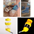 Miniatyrbild 4 av 5: 3-i-1 Hamsterhängande Vattenflaska Djur Automatisk Dispenser Med Bas För Dvärghamster Mus Råtta Igelkott Y 80ML