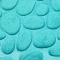 Miniatyrbillede 3 af 5: Sæt med 2 Anti-Skrid Sikre Bademåtter Åndbare Hukommelsesskum Bademåtter Komfortable Bløde Vandabsorberende Badeværelsesmåtte Toilet Anti-Skrid Bagside (Aqua)