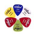10-pack gitarrplektrum, tonkontroll elgitarr och elbas flerfärgad