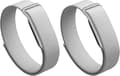 Klokkerem til Google Fitbit Air, vevd nylon erstatningsrem 2-pakning lys grå