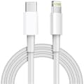 Laddare för iPhone USB-C Snabbladdningskabel Vit