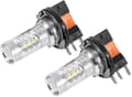 2 stk 80w H15 Led Hvit Bil Frontlys Kjørelys Erstatningslampe
