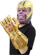 Miniatyrbild 5 av 5: LED-upplysta Infinity Gauntlet Thanos-handskar med avtagbara magnetiska Infinity Stones