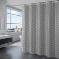 Duschdraperi - 1 del - Polyester - Vattentätt - Badrum och Badkar - 180x200 cm Grå