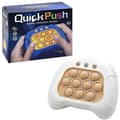 Pop Quick Push-spelkonsol – Elektronisk ljus Poppet sensorisk leksak stresslindring – Vit White