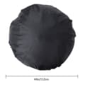 Vattentätt skydd 112 cm utomhus runt svart skydd för uteplatseldstad