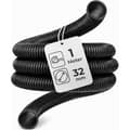 DN32 Sugslang - 1 Meter - 32mm Innerdiameter - Robust Flexibel Slang för Våt- och Torrdammsugare