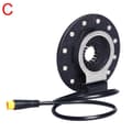 Cykel Power Pedal Assist Sensor Cykeldelar 12 Magneter Cyklar Pedal Sensor Black C