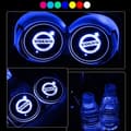 (Specialerbjudanden!) 2X Volvo logotyp LED mugghållarbasplatta