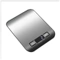 Elektronisk köksvåg, 5 kg/1 g, silver, LCD-skärm, tarafunktion.