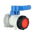 IBC 1000L Tankventil DN50 75mm Adapter Avløpskobling Sommerfuglkobling Industritank