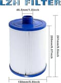 Miniatyrbillede 2 af 5: 2-pak filterpatroner til Jacuzzi, spabad, Unicel 6CH-940