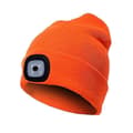 Lue med Lys Unisex USB Oppladbar Luelampe med Hodelykt orange