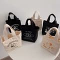 Miniatyrbilde 4 av 10: Matpose Lerret Matboks SVART TYPE 2-L TYPE 2-L svart type 2-L-type 2-L black type 2-L-type 2-L
