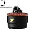 Cannon Blast Aroma Luftfuktare LED Ångkanon Luftfuktare Tyst Diffuser Aroma Black US Plug