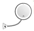 Flexibel Svanhals 11.5\" 10x LED Belyst Sminkspegel Badrum