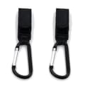 2-PACK Barnvagnskrokar - Svart Svart Svart