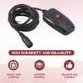 Miniatyrbillede 3 af 5: XLR kablet controller - 1 enhed - Plastik - Til 400W 900W tågemaskine - Sc belysning